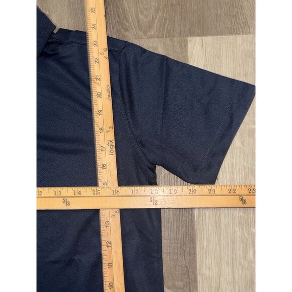 UltraClub Cool & Dry Navy Polo Shirt S Ladies 100% Polyester - Picture 6 of 6